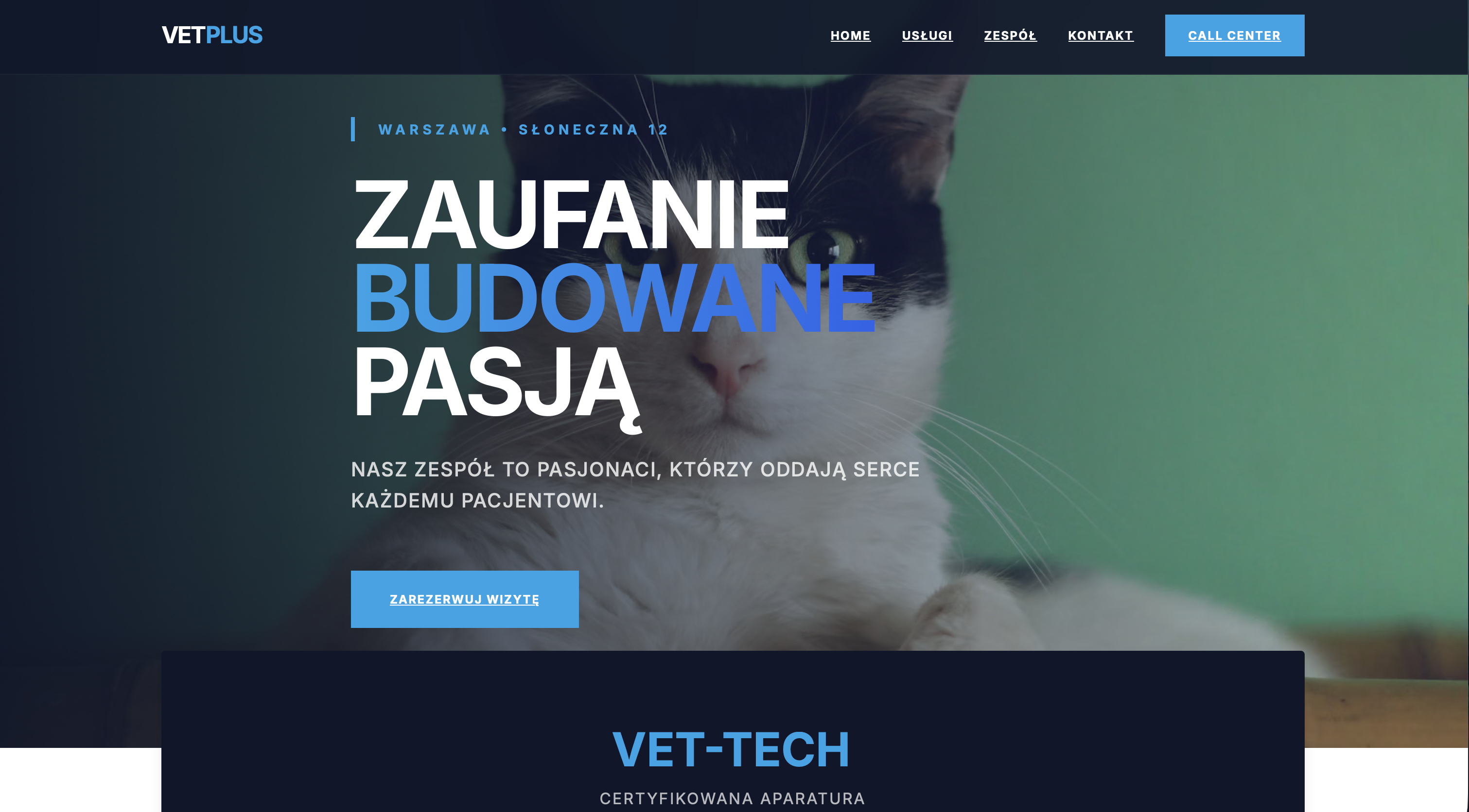 Vet Company Website